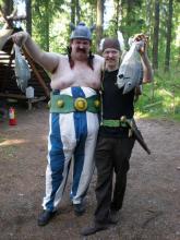 Asterix ja Obelix ja tuoretta kalaa