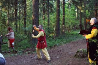 Tulitaikoja esityksessä