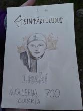 Pelissä piirretty etsintäkuulutus