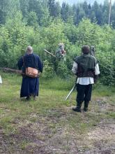Sirjan puutarha käveli tänne